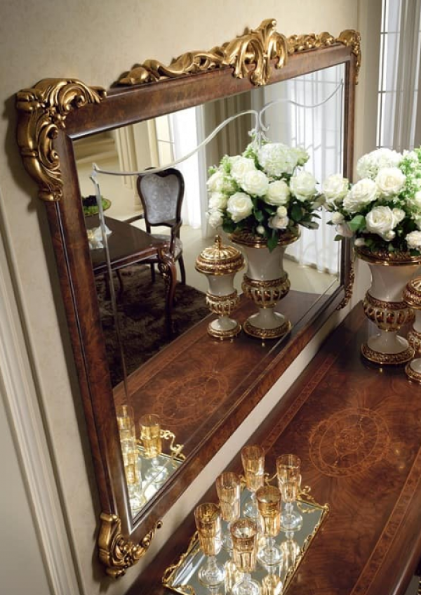 Cermin Berbingkai Ukir Klasik